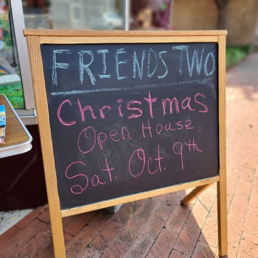 friends two christmas open house october 2021