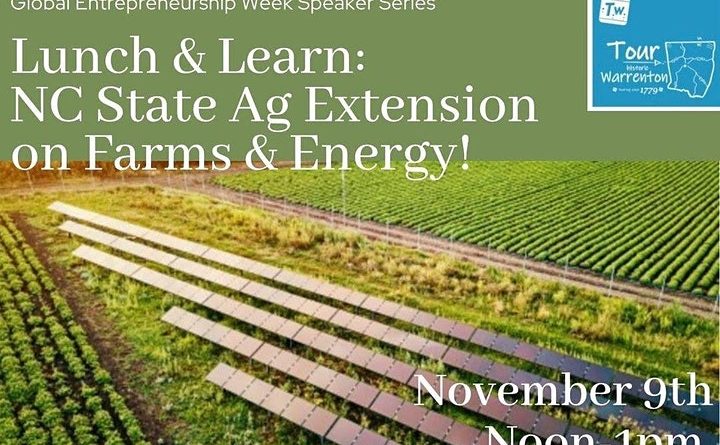 GEW2021 Lunch & Learn Speaker Series NC State Agriculture Extension