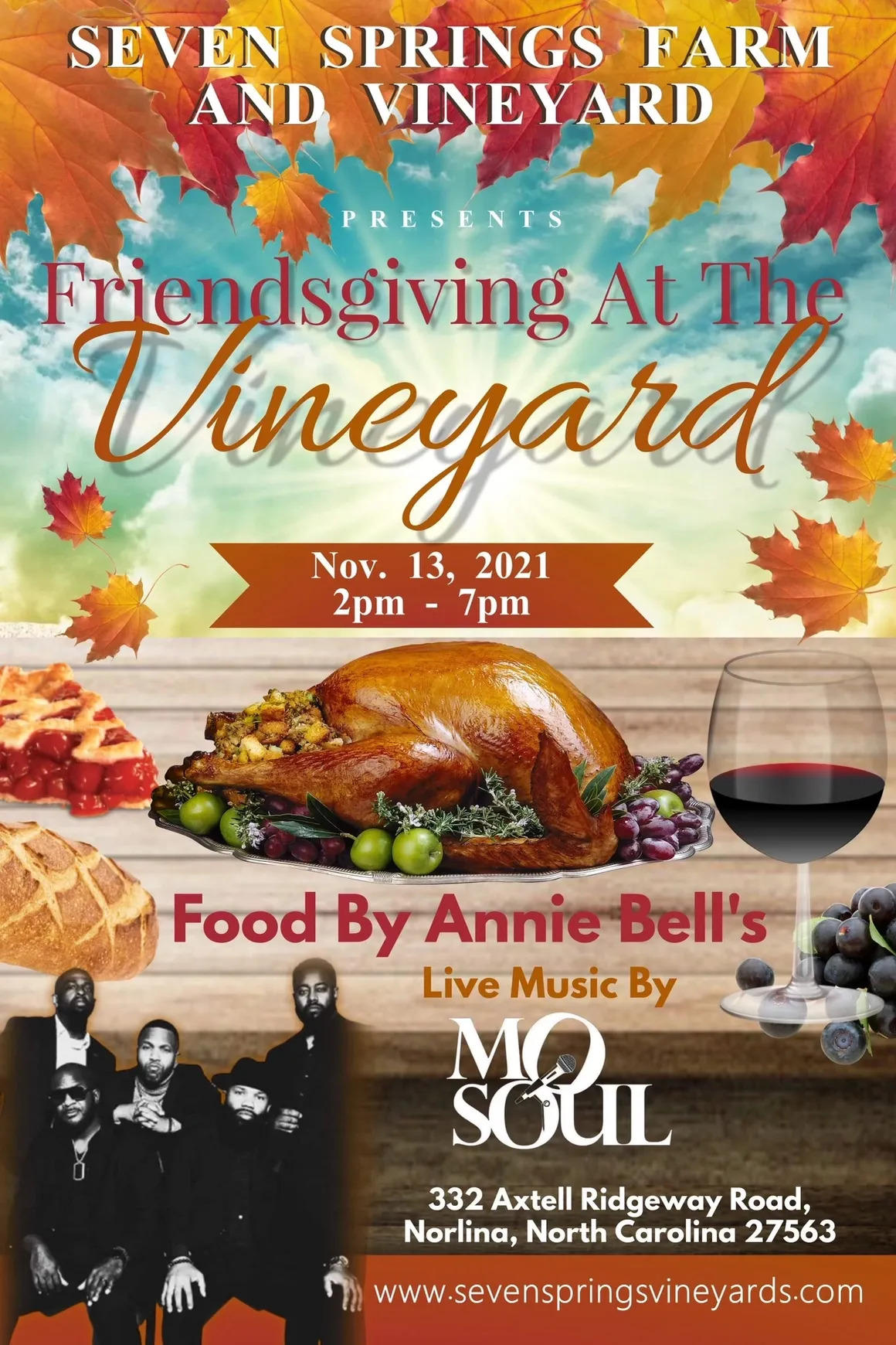 friendsgiving seven springs farm vineyard nov 13 2021