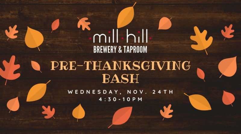 mill hill taproom pre thanksgiving bash november 2021