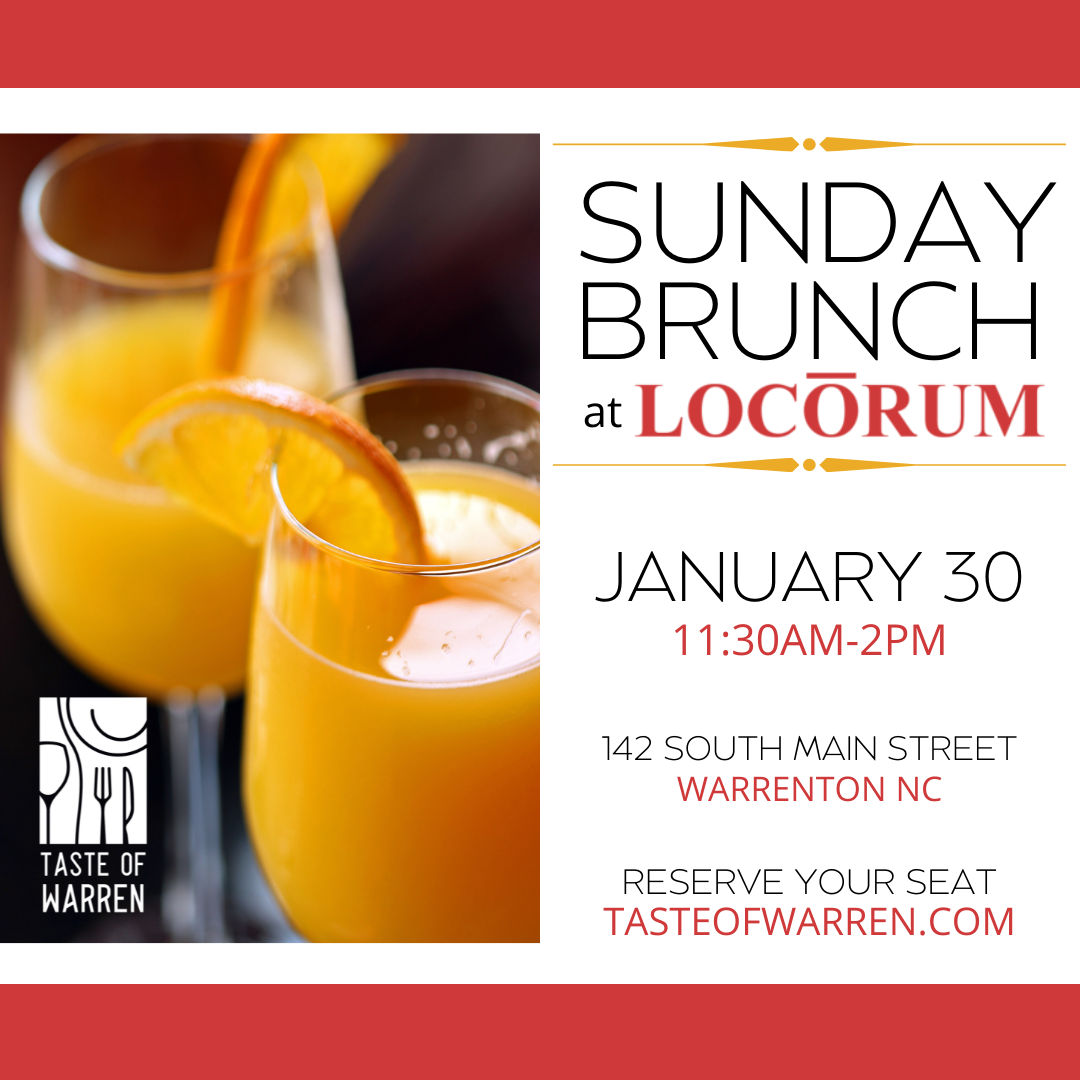 Sunday Brunch Locorum Taste of Warren 2022