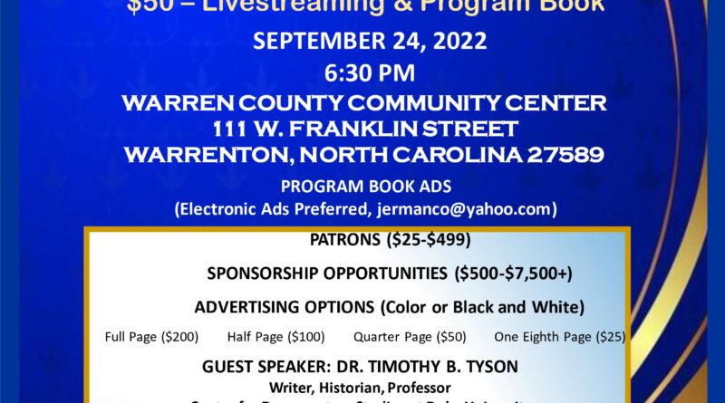 NAACP - Flyer for Virtual Event - Freedom Fund Banquet 2022