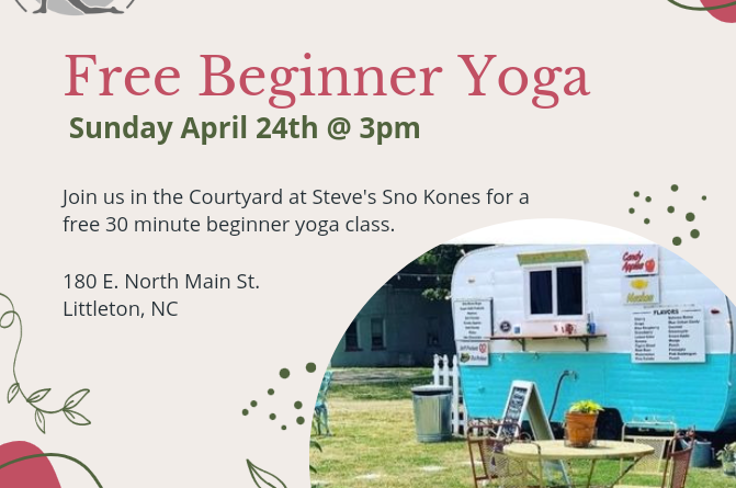 beginner yoga lake gaston littleton nc