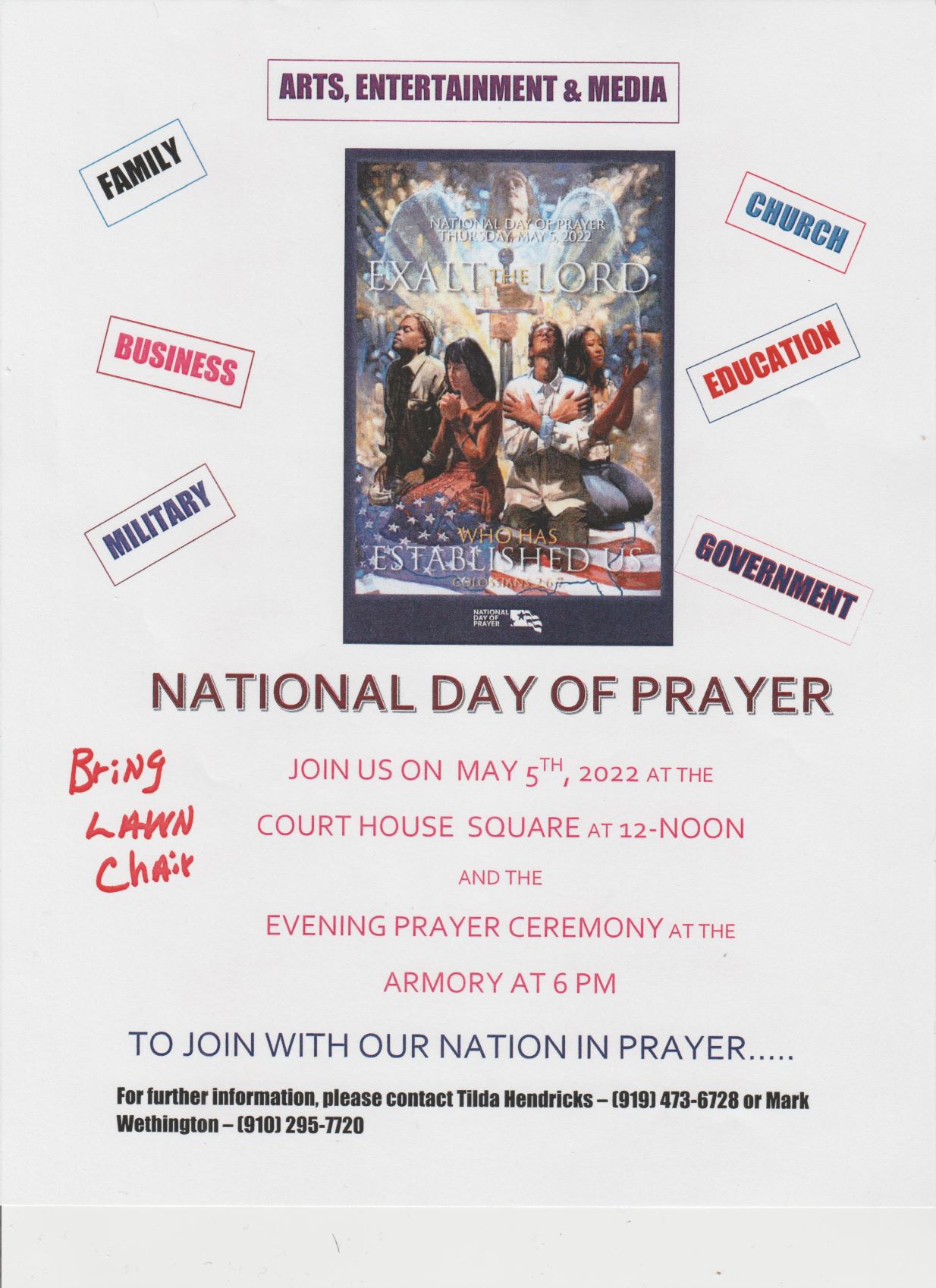 national day of prayer warrenton warren county nc 2022