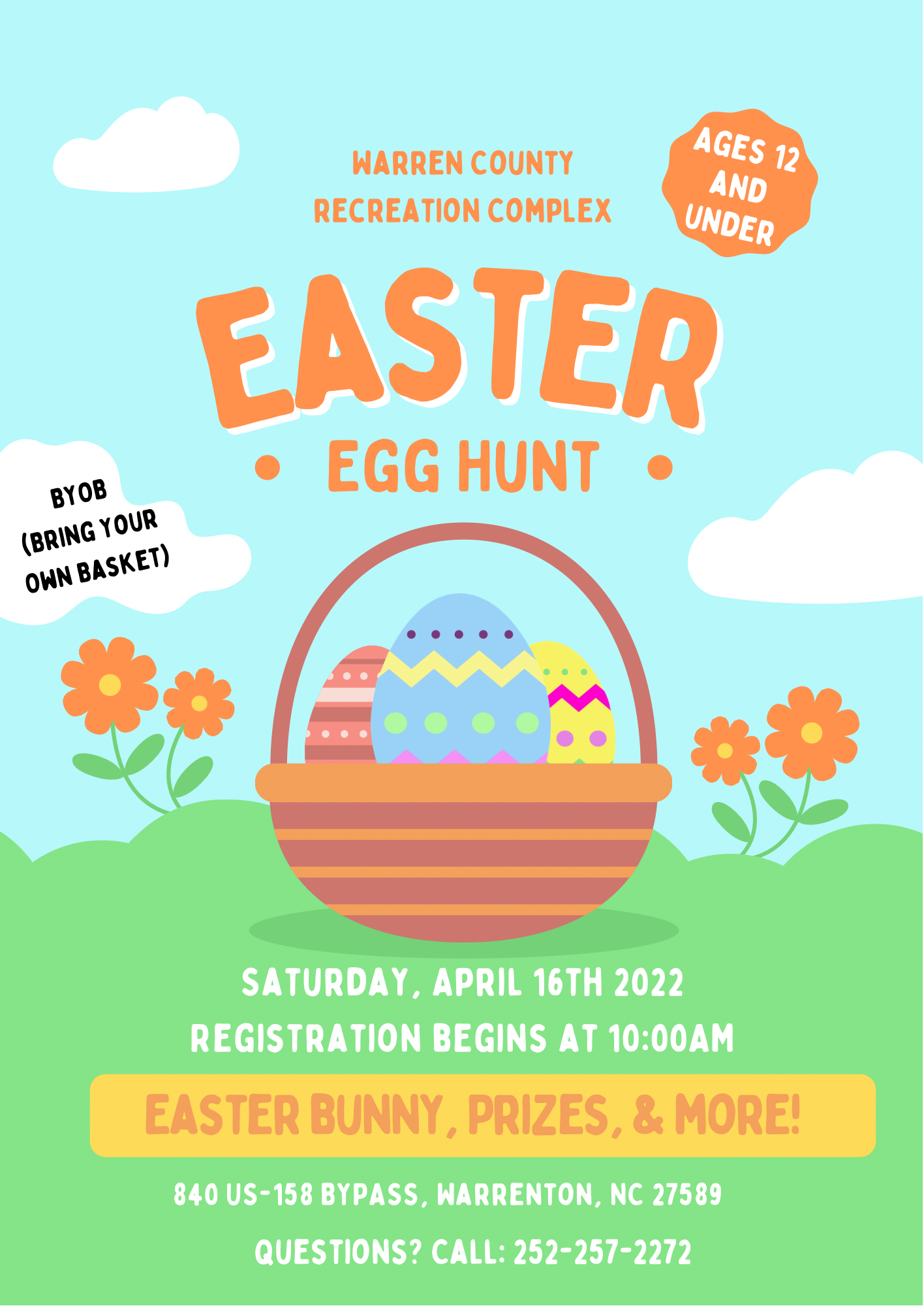 warren county parks rec nc easter egg hunt 2022