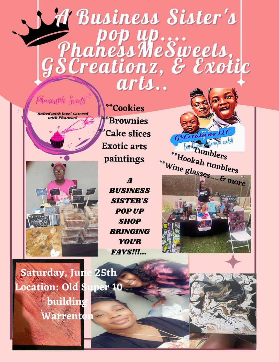 business sisters pop up warrenton nc june 25 2022