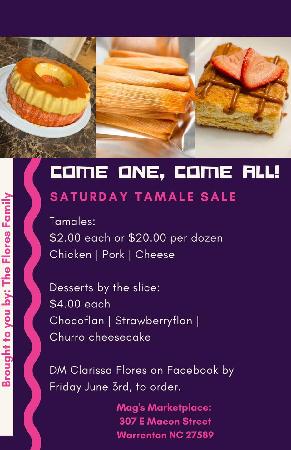 tamale sale mags marketplace warrenton nc june 4 2022