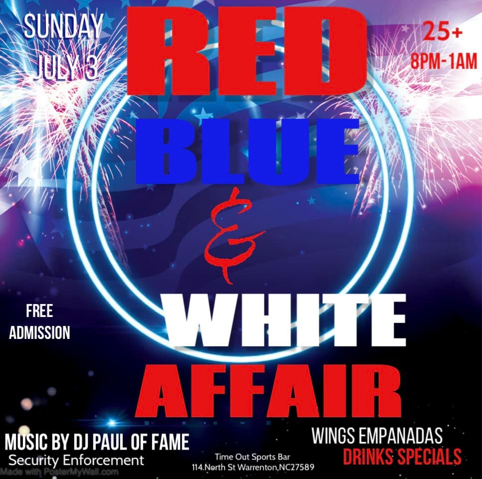 red blue white affair time out sports bar warrenton nc july 3 2022