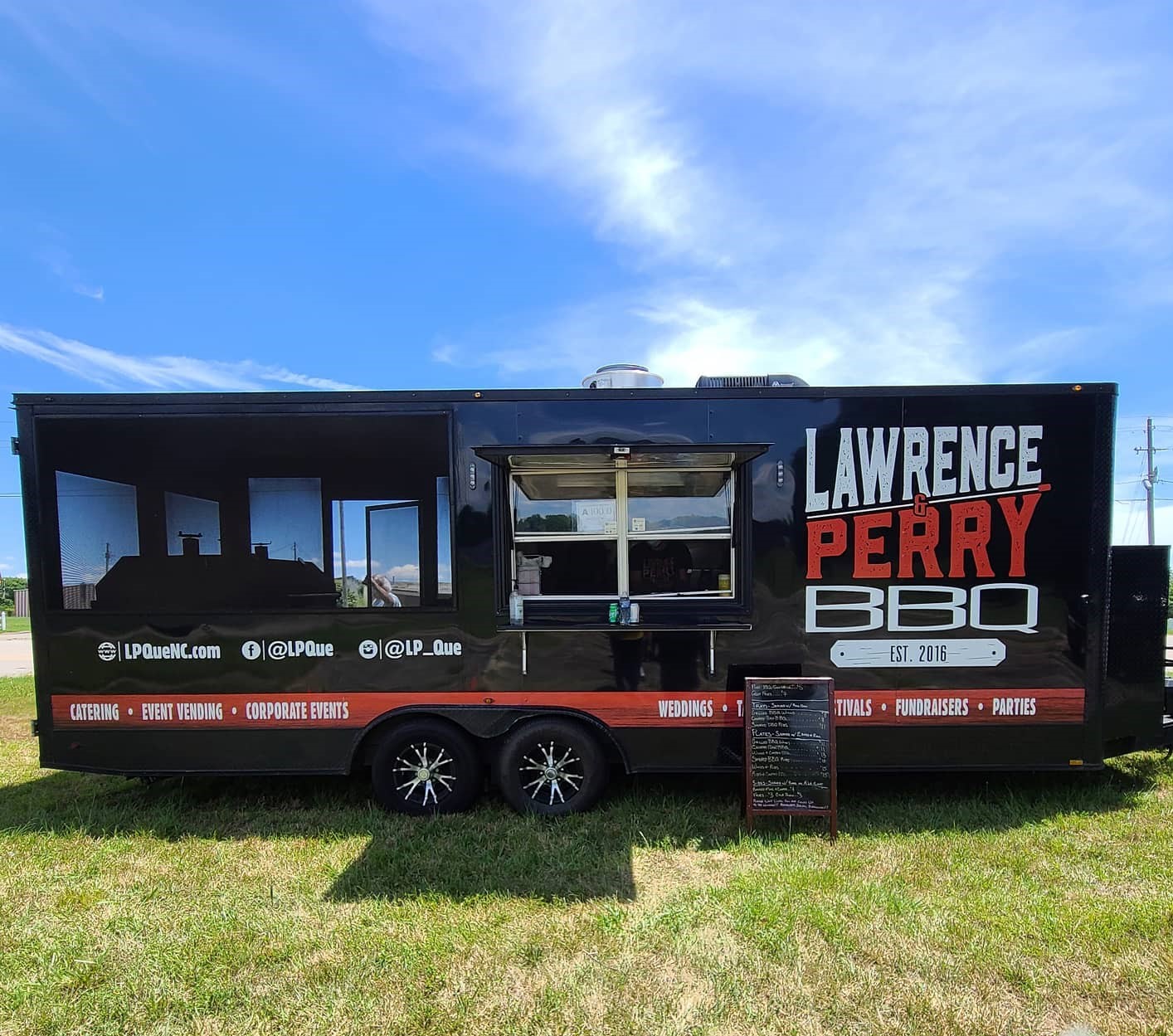 lpque lawrence perry bbq food truck