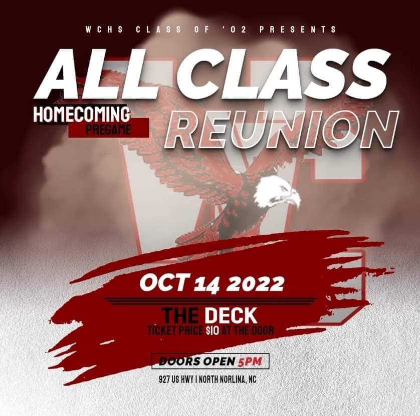 all class homecoming pregame reunion the deck entertainment complex norlina nc