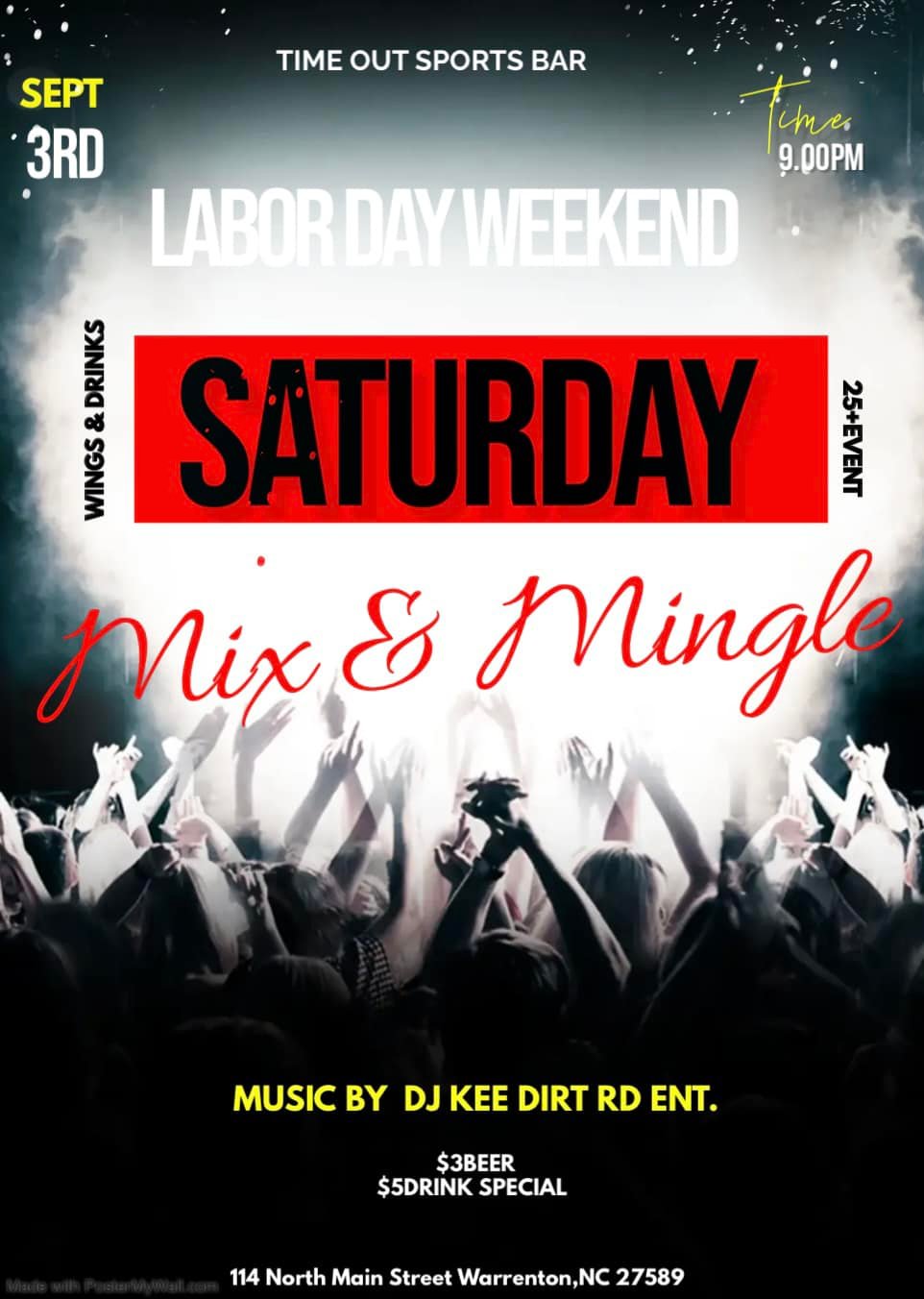 Labor Day Saturday Time Out Sports Bar The Warrenist