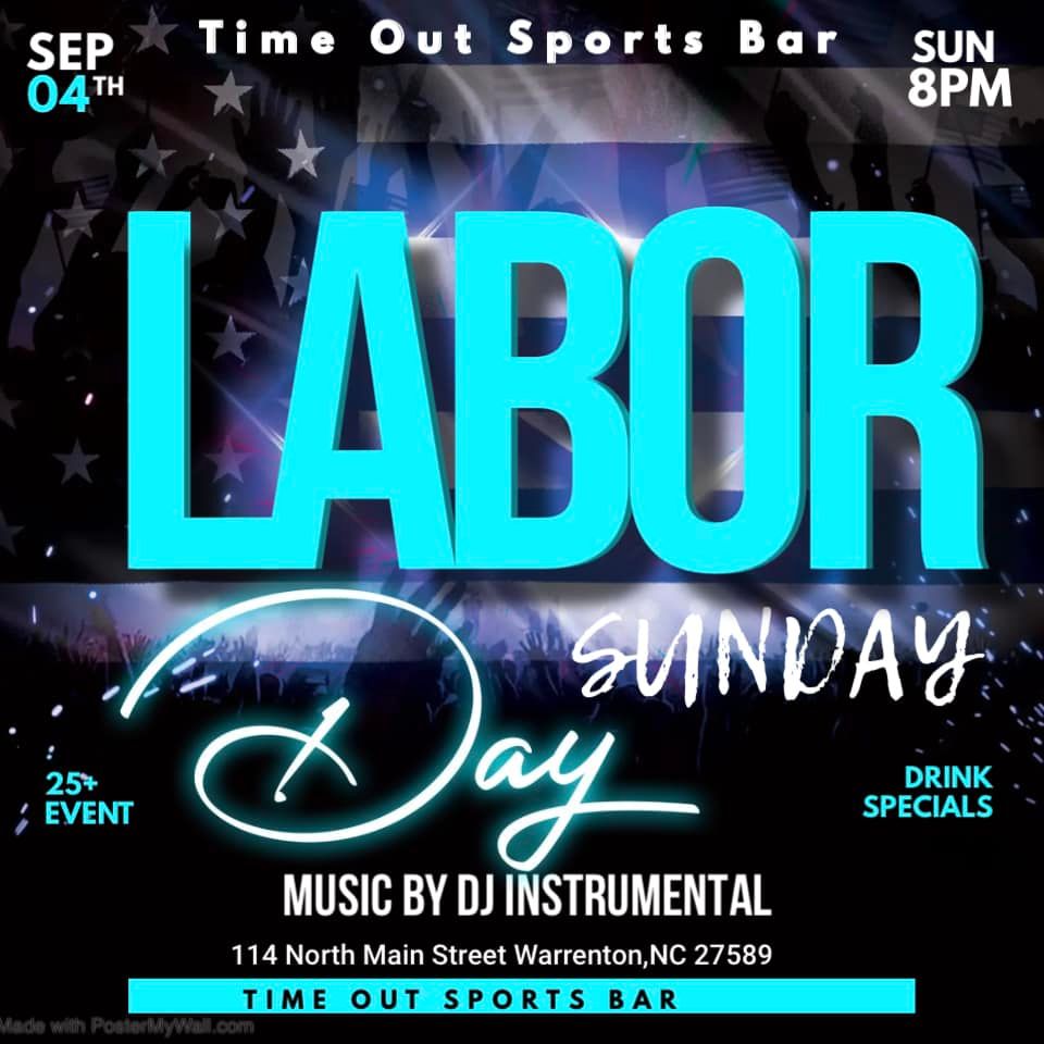 labor day sunday time out sports bar warrenton nc 2022