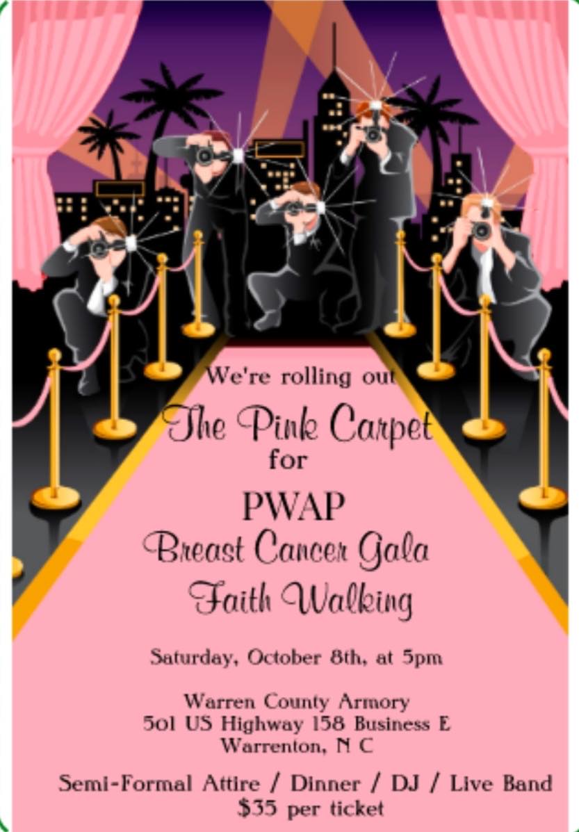 pwap pink with a purpose breast cancer gala faith walking october 8 2022