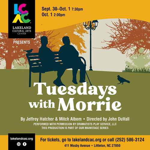 Tuesdays with Morrie Lakeland Cultural Arts Center 🎭 The Warrenist