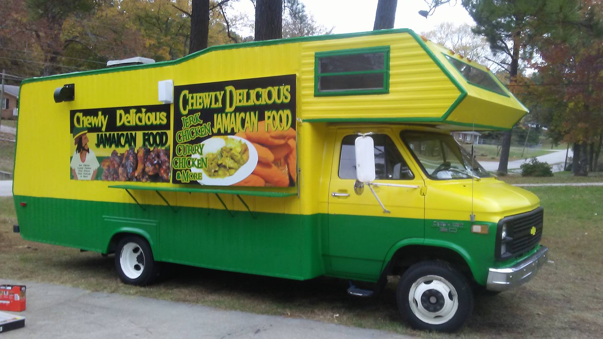 chewly delicious jamaican food truck