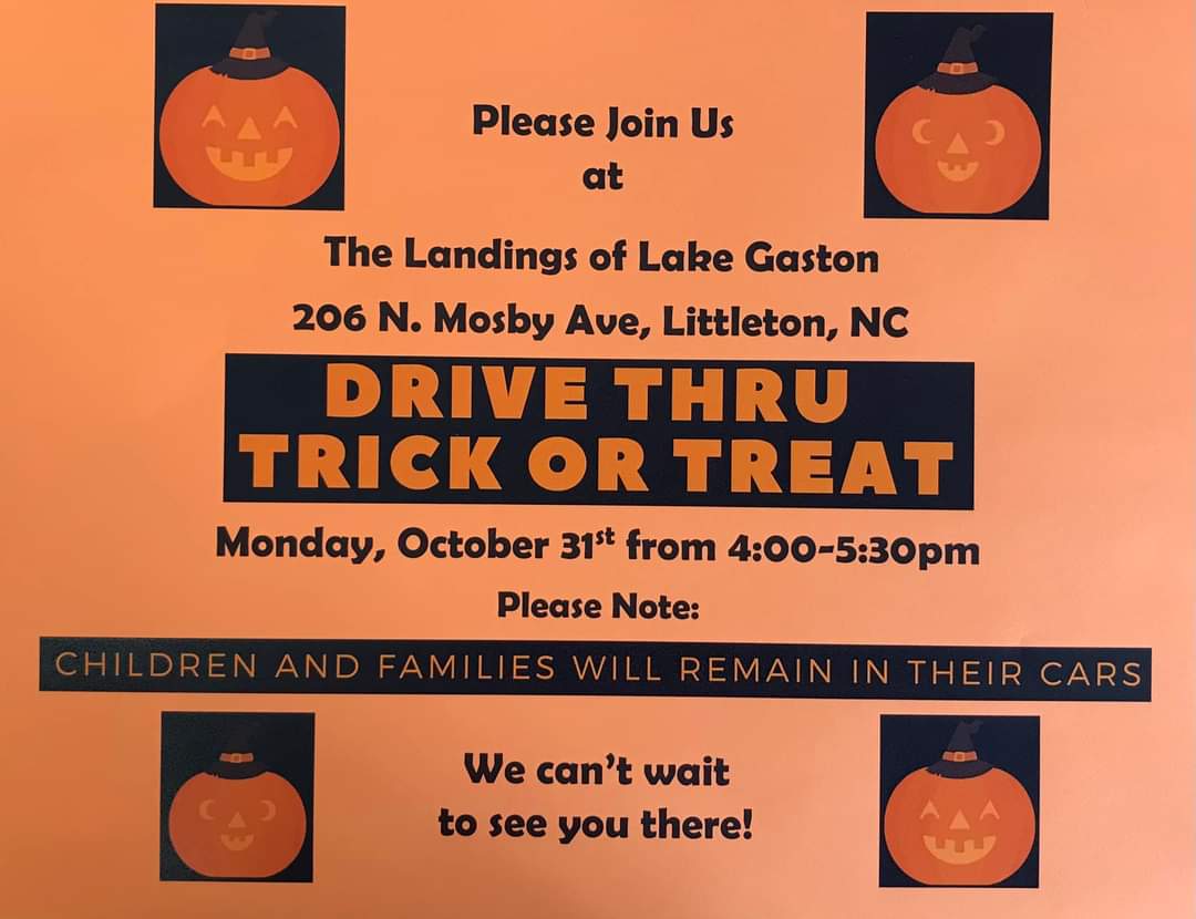 Drive Thru Trick or Treat at Landings of Lake Gaston The Warrenist