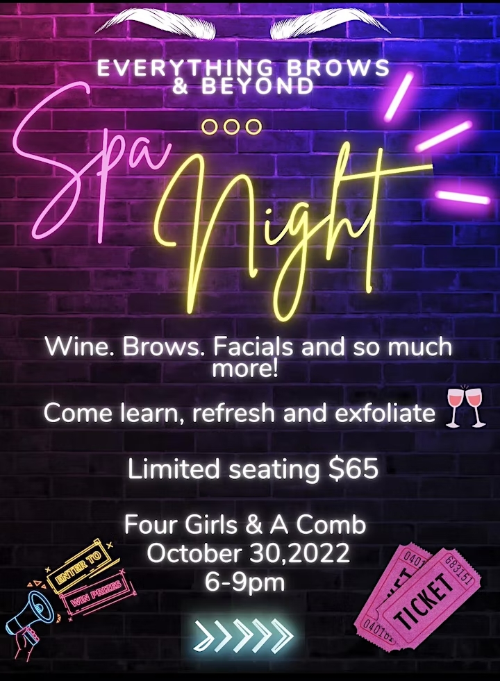spa-night-everything-brows-four-girls-and-a-comb-warrenton-nc