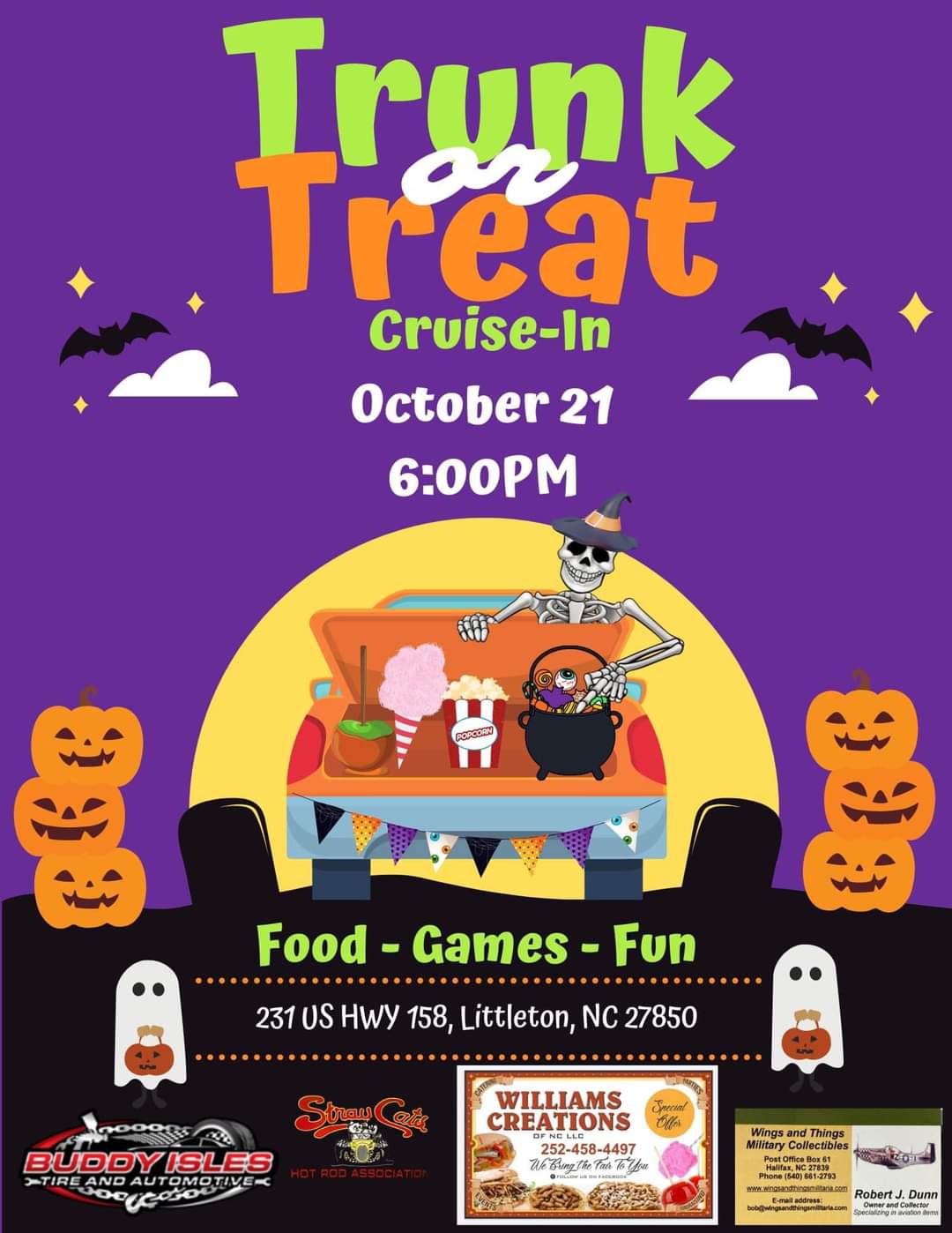 trunk or treat cruise in buddy isles littleton lake gaston nc 2022