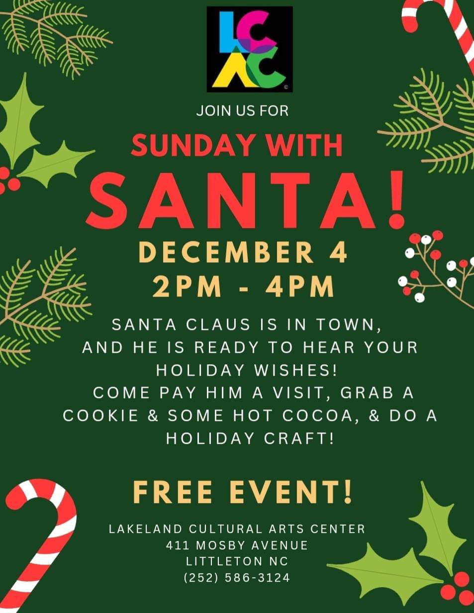 Sunday with Santa Lakeland Cultural Arts Center