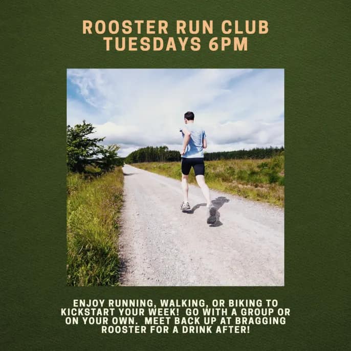 bragging rooster run club warren county warrenton nc