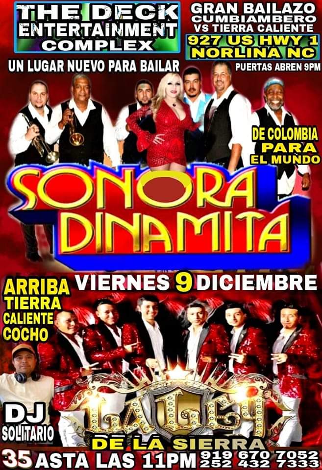 sonora dinamita deck entertainment complex norlina nc dec 9 2022