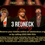 3 redneck tenors lakeland cultural arts center littleton nc jan 2023
