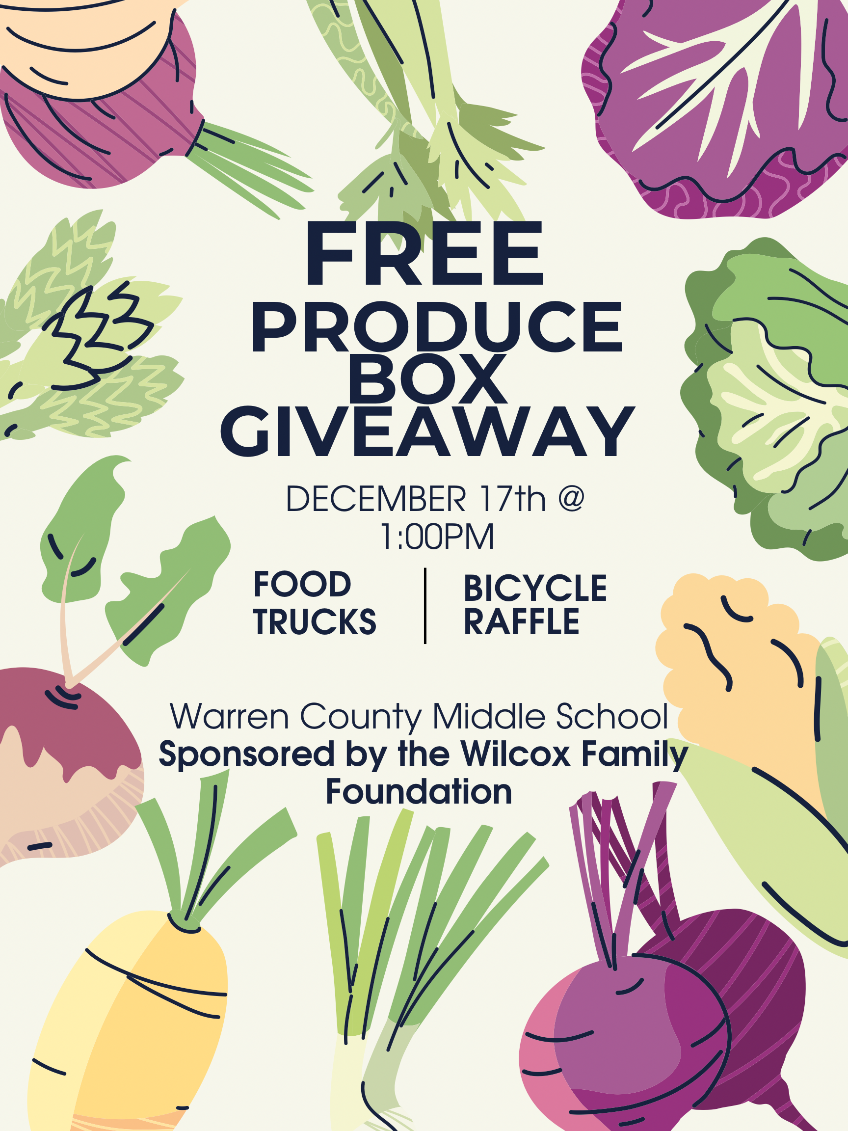 Free Produce Giveaway Warren county nc