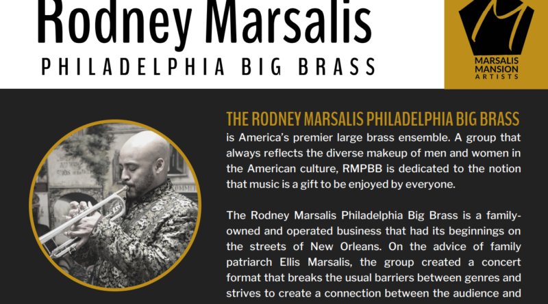 Rodney Marsalis and the Philadelphia Brass Ensemble lakeland cultural arts center littleton april 2023