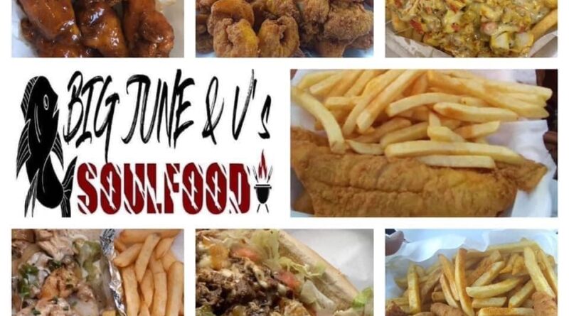 big june and v soulfood food truck nc