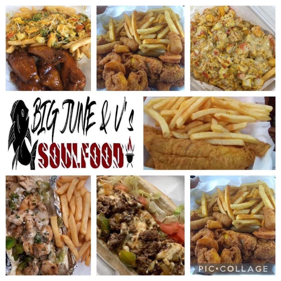 big june and v soulfood food truck nc