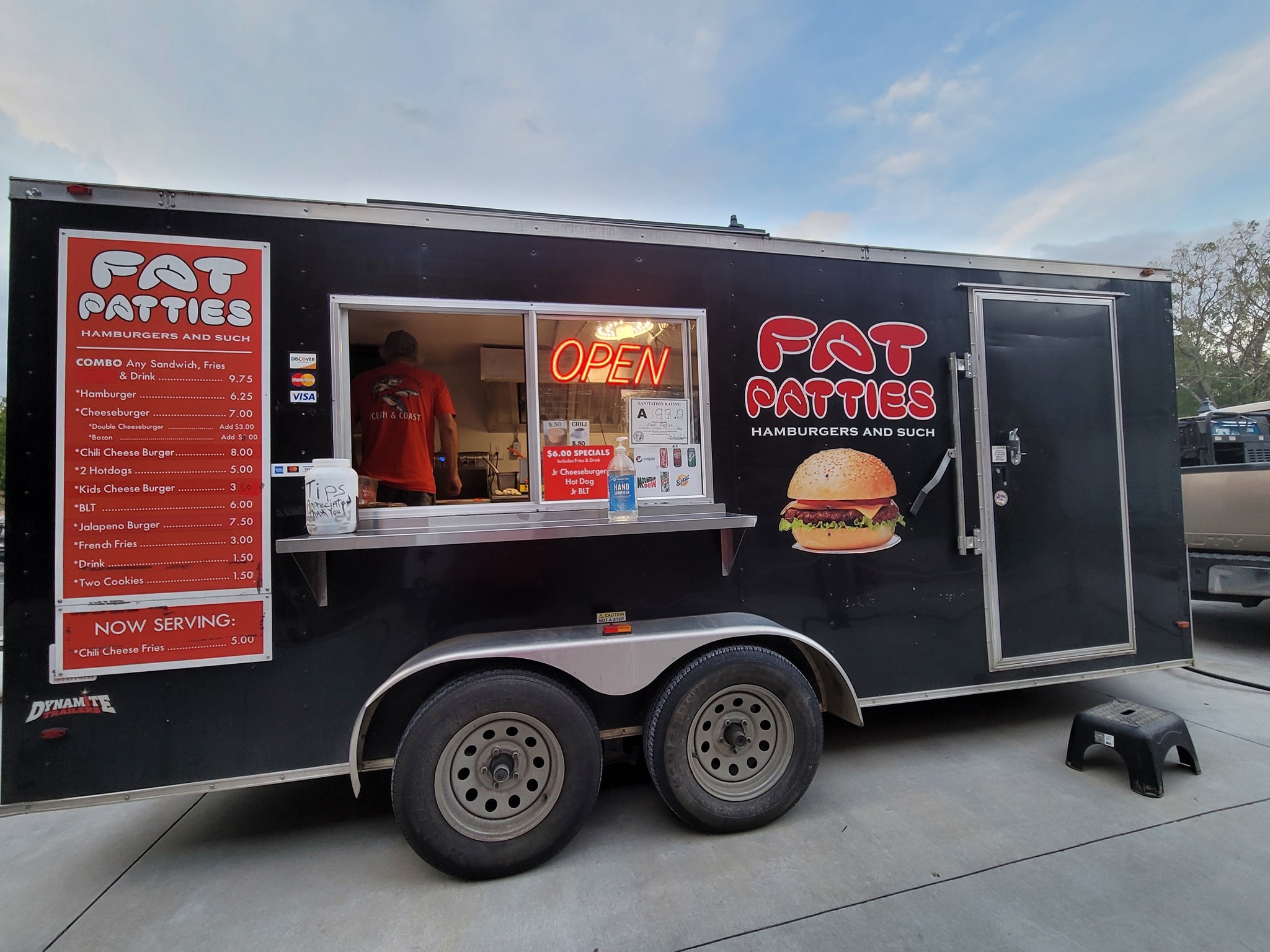 fat patties food truck vendor nc