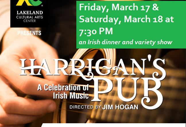 harrigans pub irish music lakeland cultural arts center littleton nc march 17 18 2023