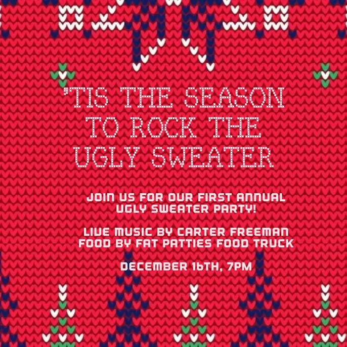 its the season ugly sweater party bragging rooster warrenton nc dec 16 2022