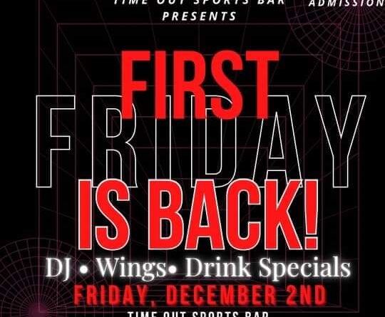 time out sports bar first friday warrenton nc 12022022