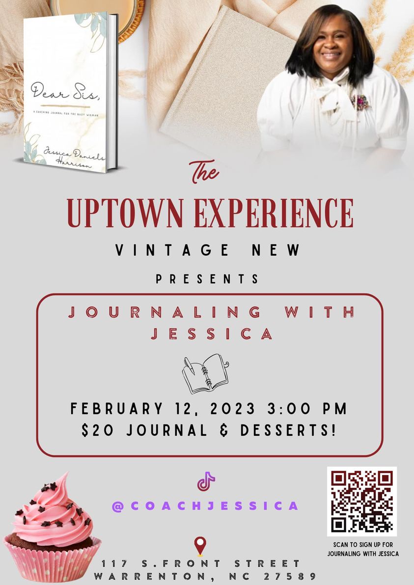 uptown experience vintage new journaling with coach jessica warrenton nc february 12 2023