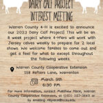 dairy calf interest meeting warren cooperative extension 4h warrenton nc march 2023