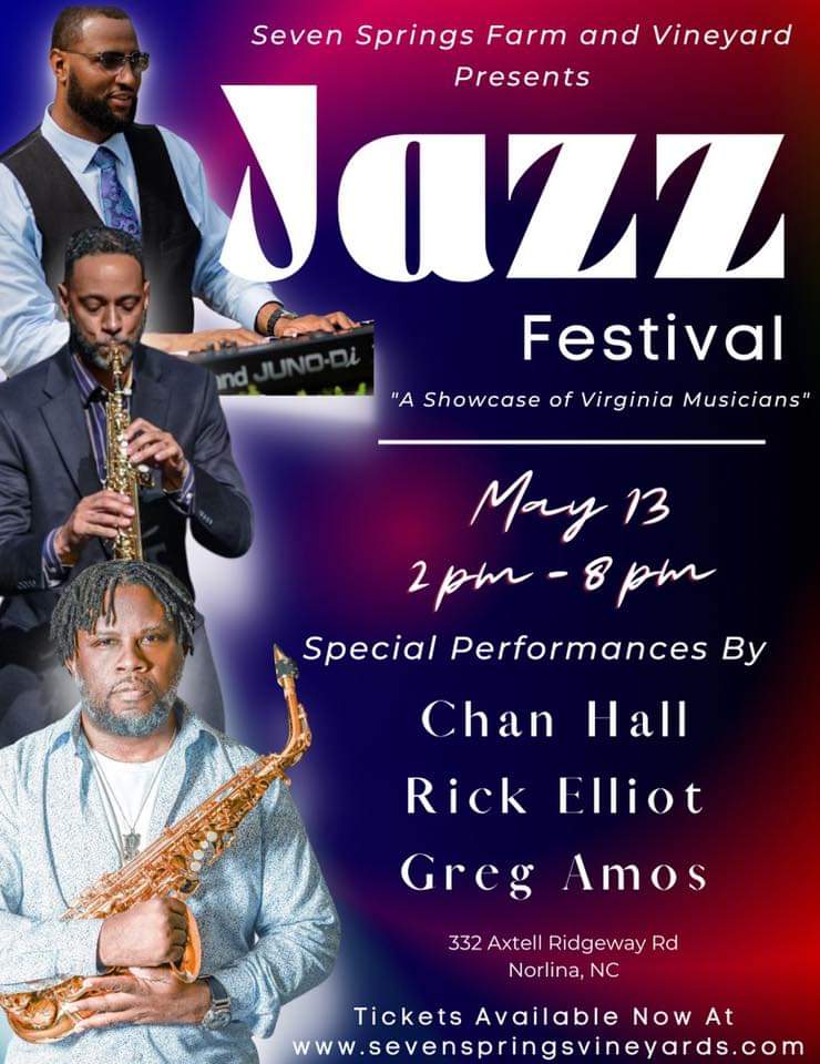 jazz festival seven springs farm and vineyard norlina nc may 13 2023