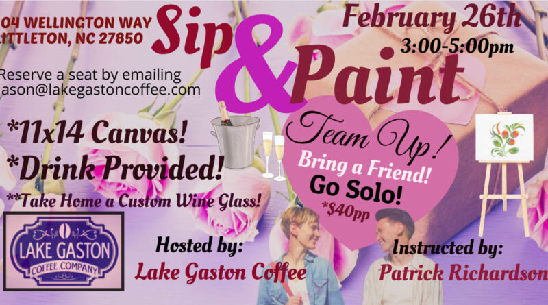 sip and paint howling wolf painting and designs lake gaston coffee littleton nc february 26 2023
