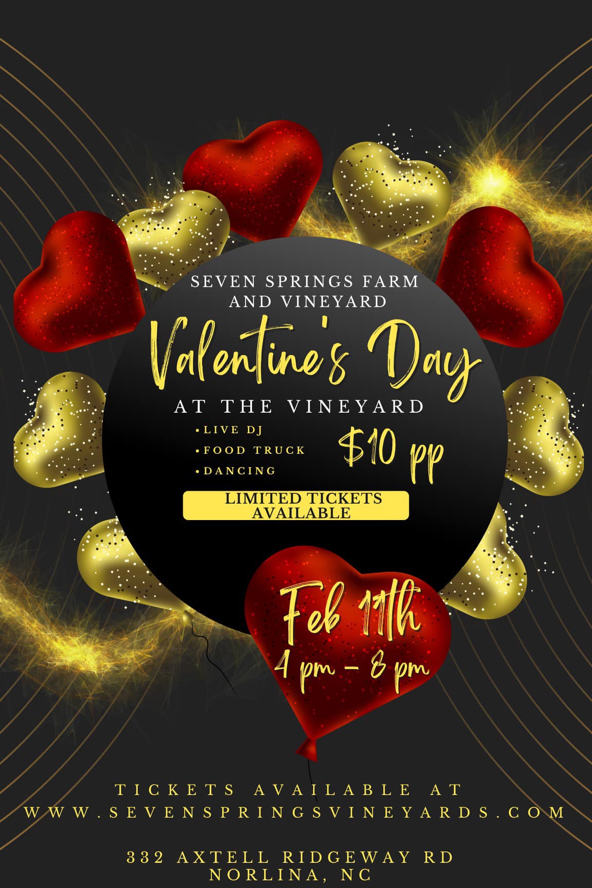 valentines day seven springs farms and vineyard norlina nc 2023