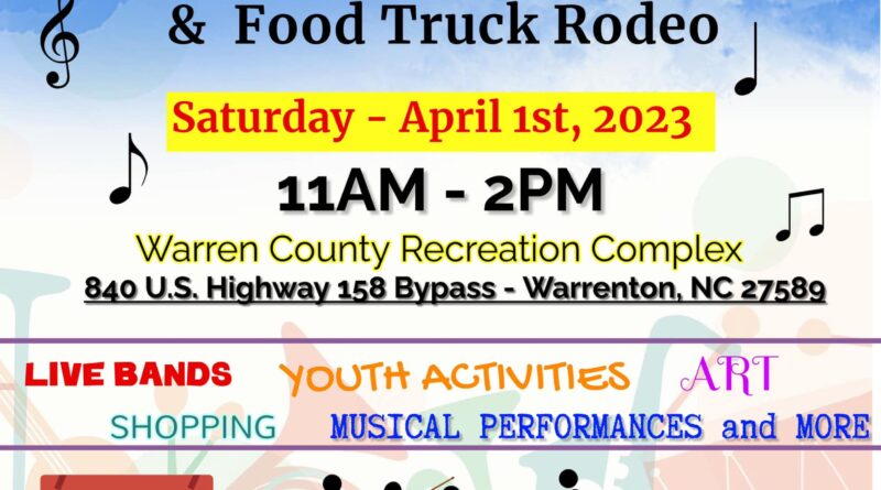 warr community day food truck rodeo warrenton nc april 2023