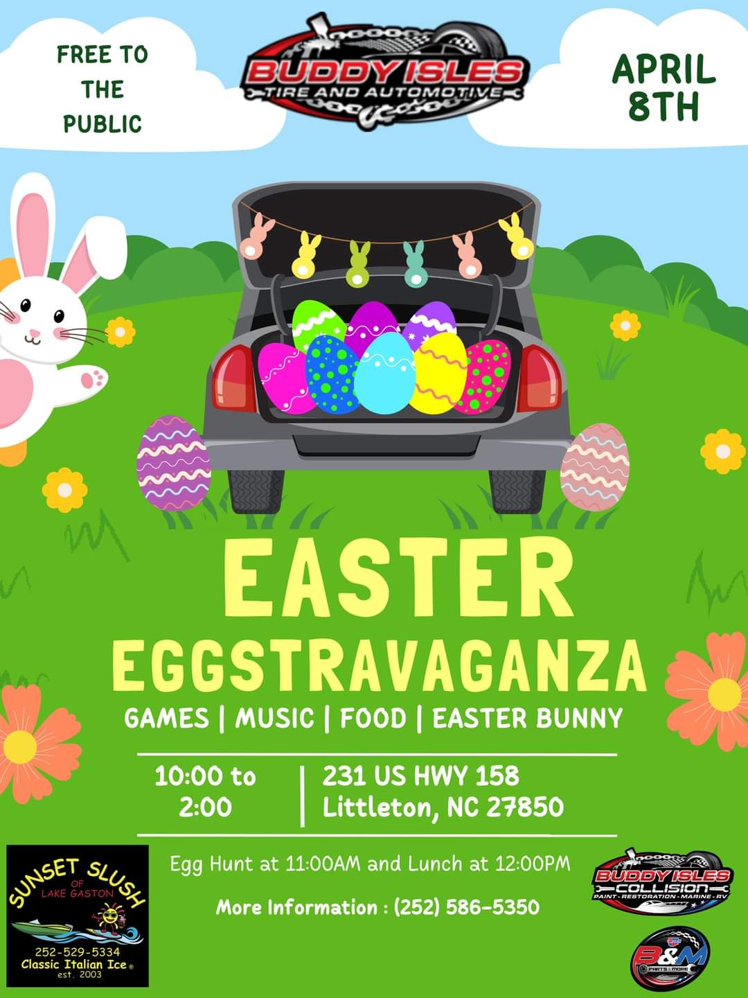 easter egg hunt eggstravaganza buddy isles littleton nc april 8 2023