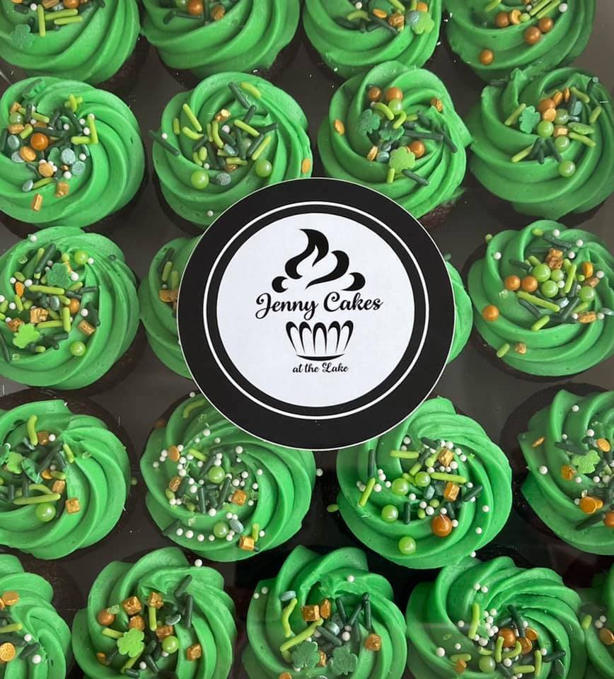 st paddys day cupcakes jenny cakes at the lake littleton nc march 2023