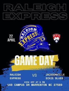 raleigh express jacksonville wfa womens tackle football warren county high school warrenton nc