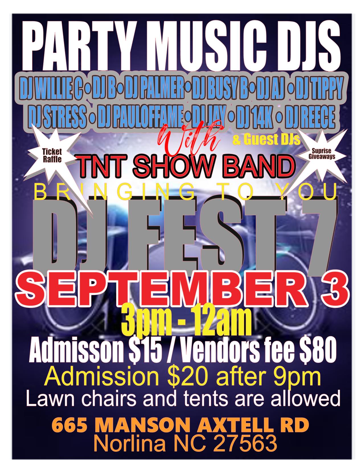 djfest 7 norlina nc september 3 2023