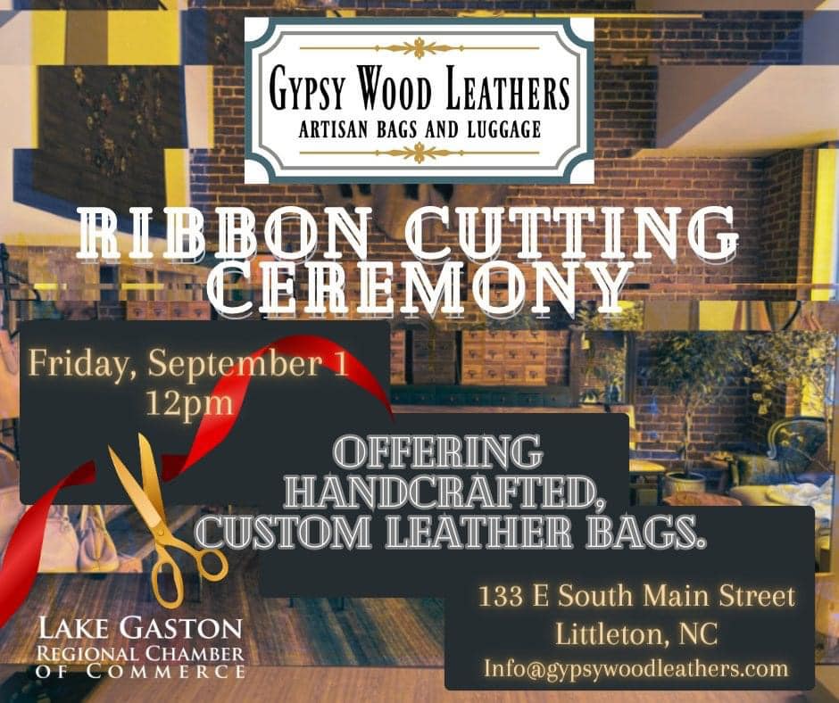 gypsy wood leathers artisaan bags and luggage franks fine arts grand opening littleton nc september 1 2023