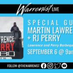 LP Que Lawrence and Perry Barbeque Warrenist Live Interview