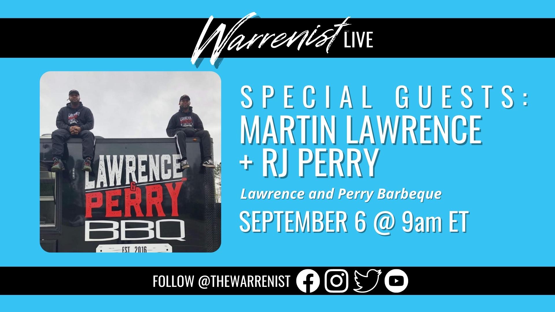 LP Que Lawrence and Perry Barbeque Warrenist Live Interview