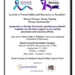 Suicide Prevention and Recovery Month warren county health dept eastpointe warrenton nc september 21 2023