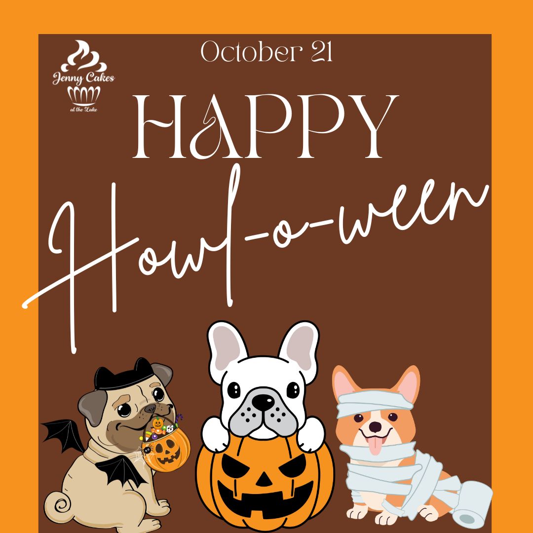 Happy Howl-o-ween jenny cakes at the lake gaston littleton nc october 21 2023