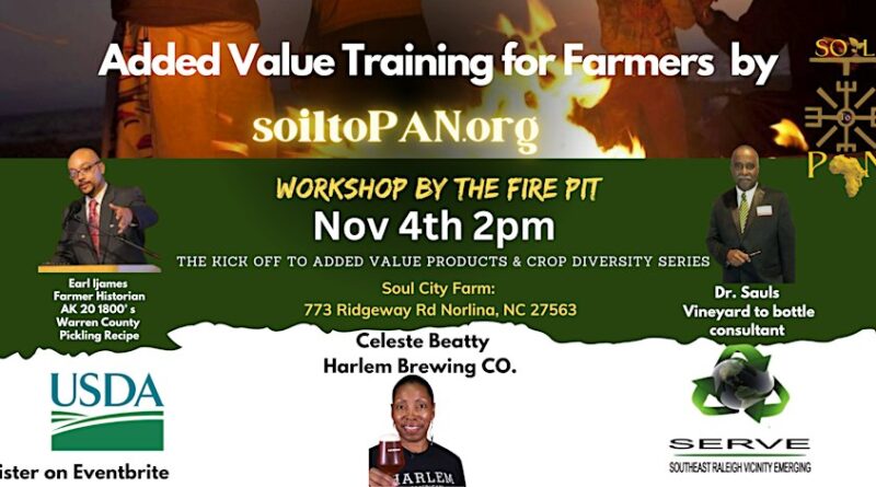 added value training for farmers soul city farm november 4 2023